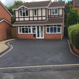 Black Tarmac and clients house